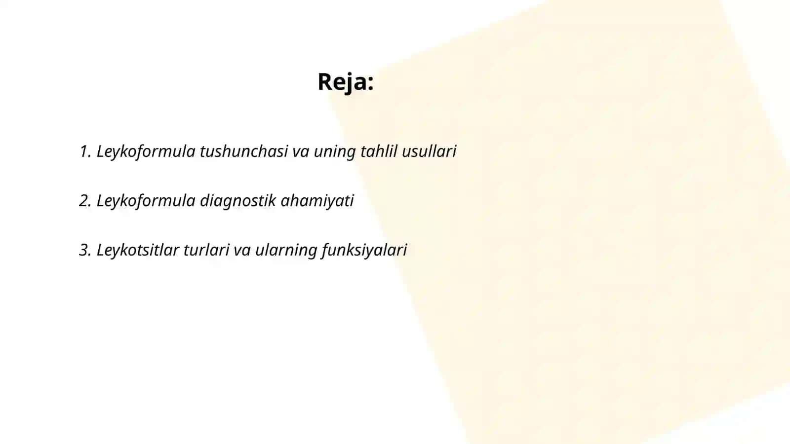 Leykoformula tushunchasi va uning tahlil usullari 2