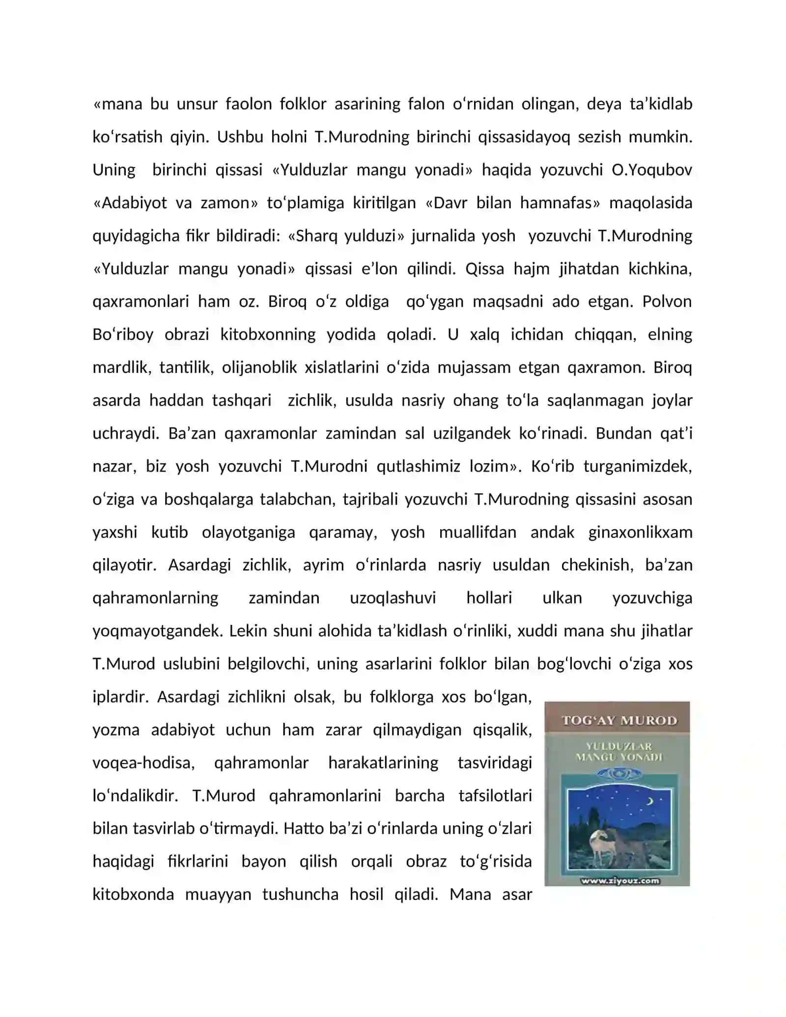 Tog'ay Murod qissalari 2