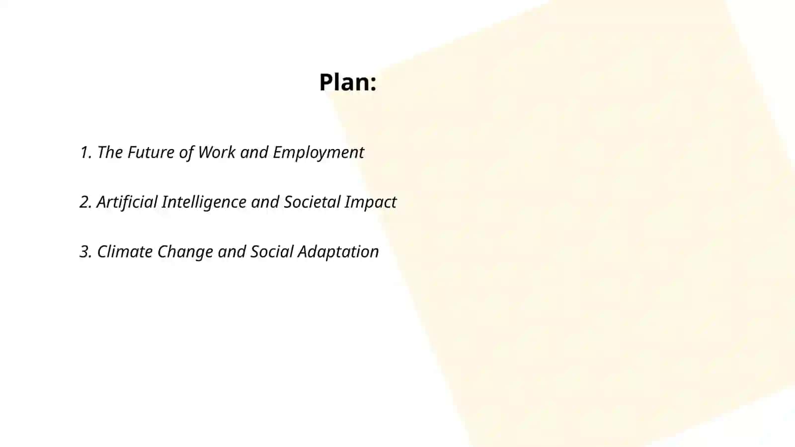 Society and the future 2