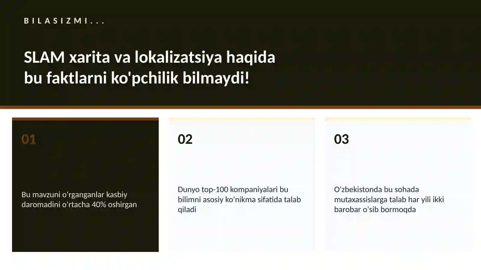 SLAM xarita va lokalizatsiya 2