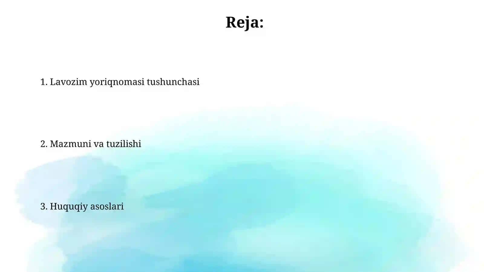 Lavozim yoriqnomasi va huquqiy xususiyatlari 2