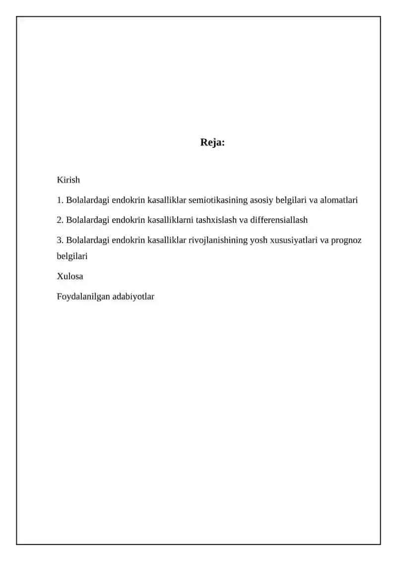 Bolalarda endokrin tizim kasalliklari semiotikasi 2