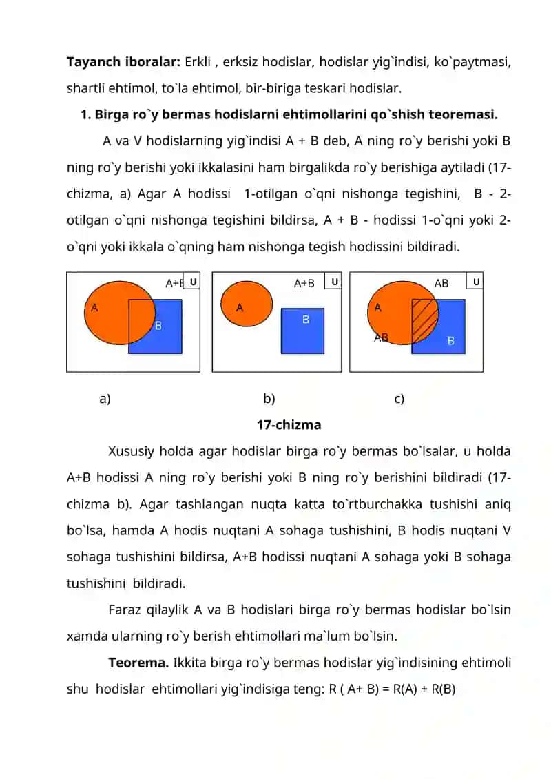 To'la ehtimol va bayes formulasi 2