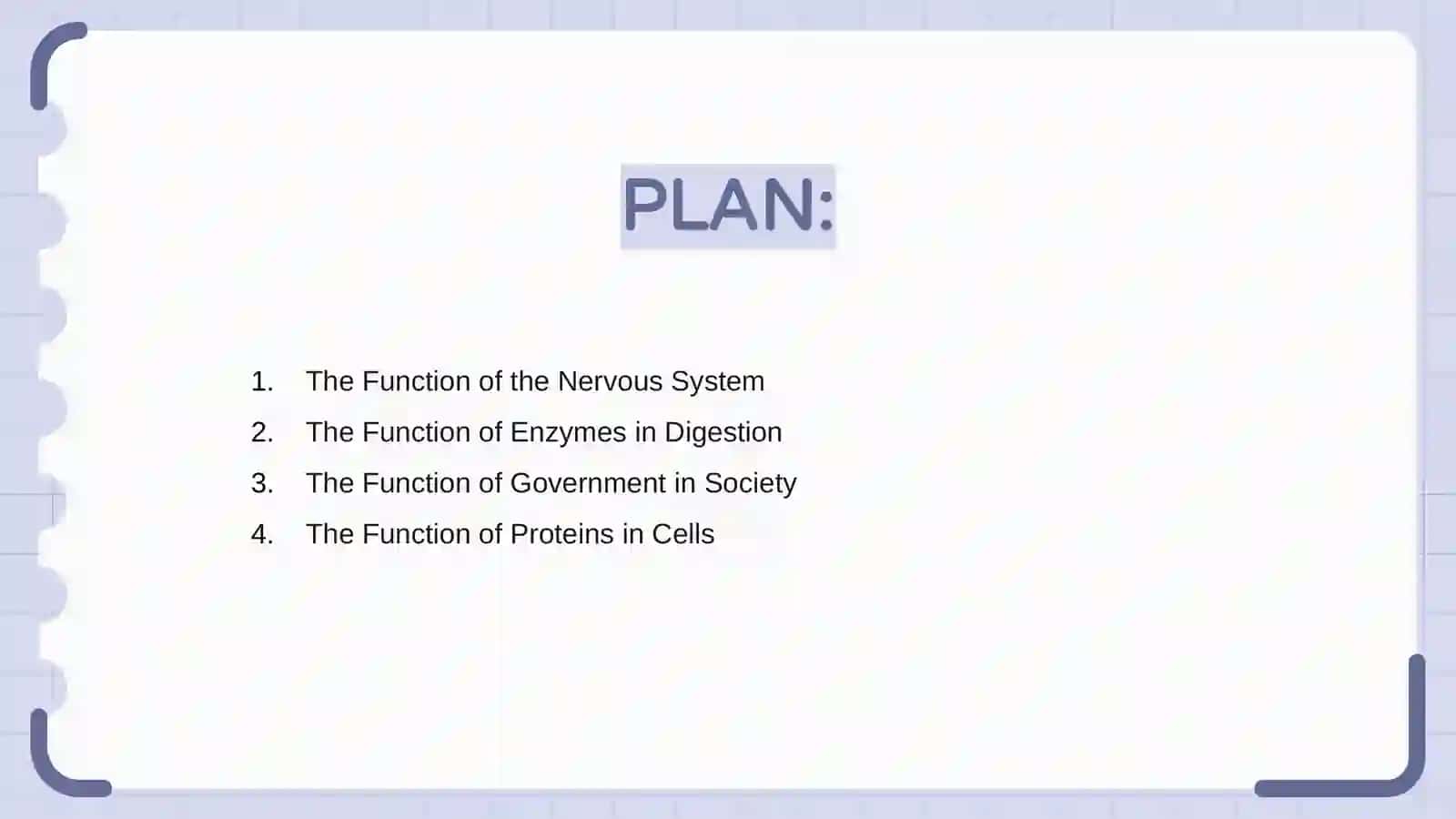 The Function of the Nervous System 2