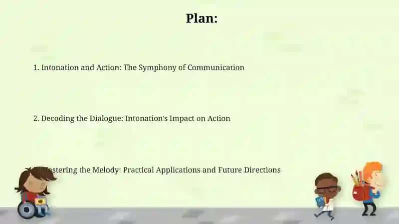 Intonation and actions 2