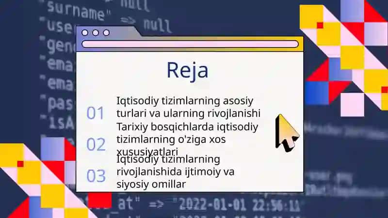 Iqtisodiy tizimlarning tarixiy rivojlanish bosqichlari 2