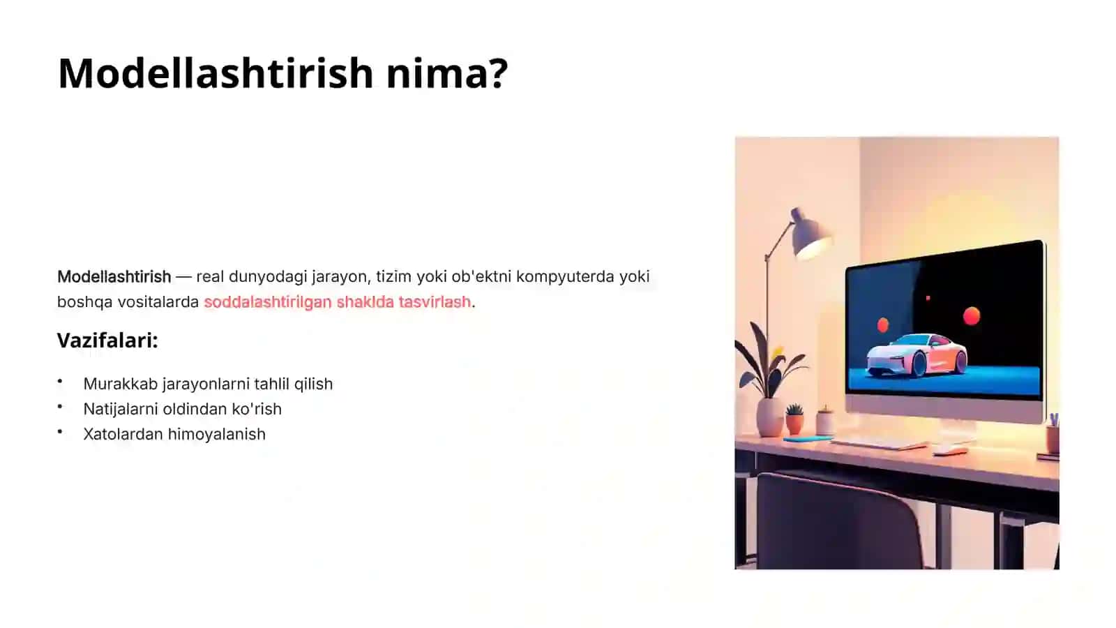 Modellashtirish va Simulyatorlar 2