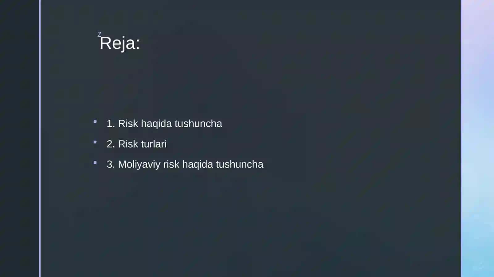 Risk turlari 2