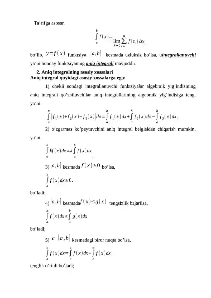 ANIQ INTEGRAL 2