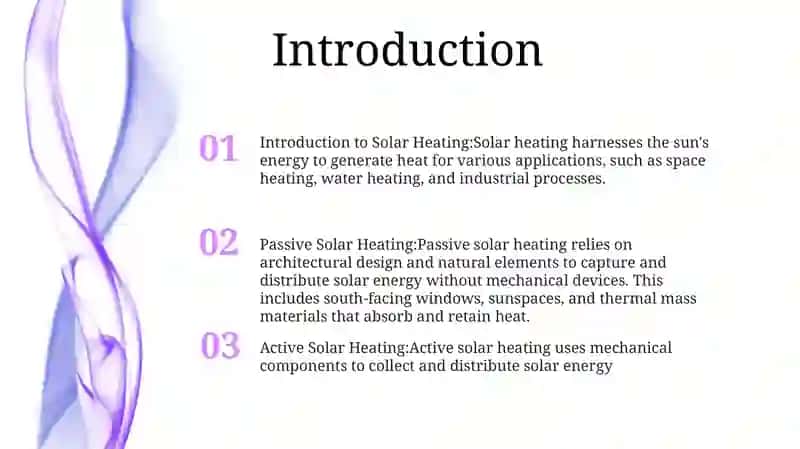 Solar Heating 2