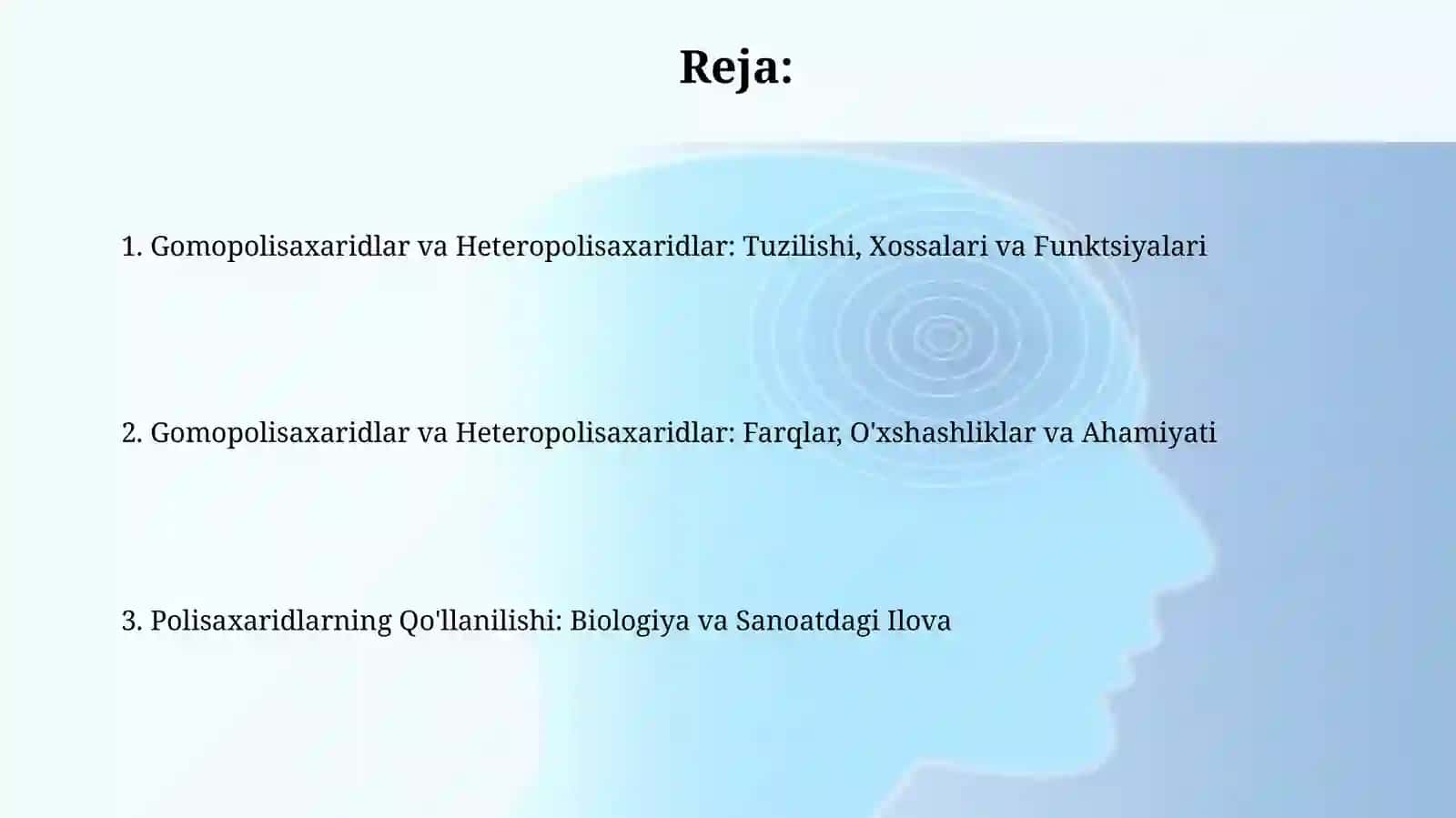 Di, gomo va polisaxaridlar tuzilishi va xossalari 2