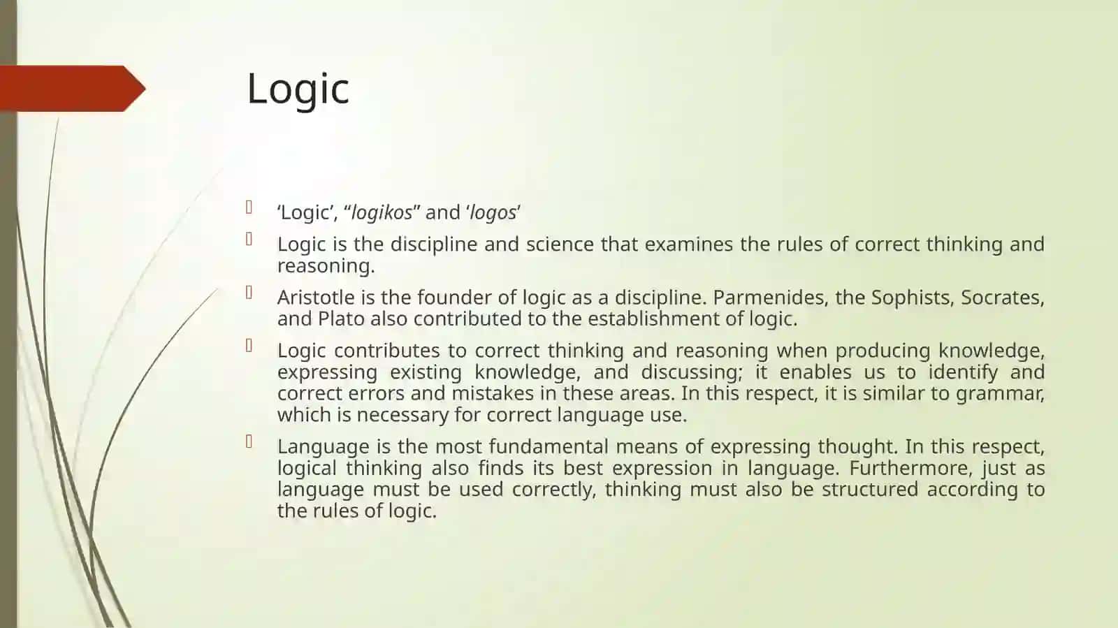 LOGIC & FORMS OF THINKING 2