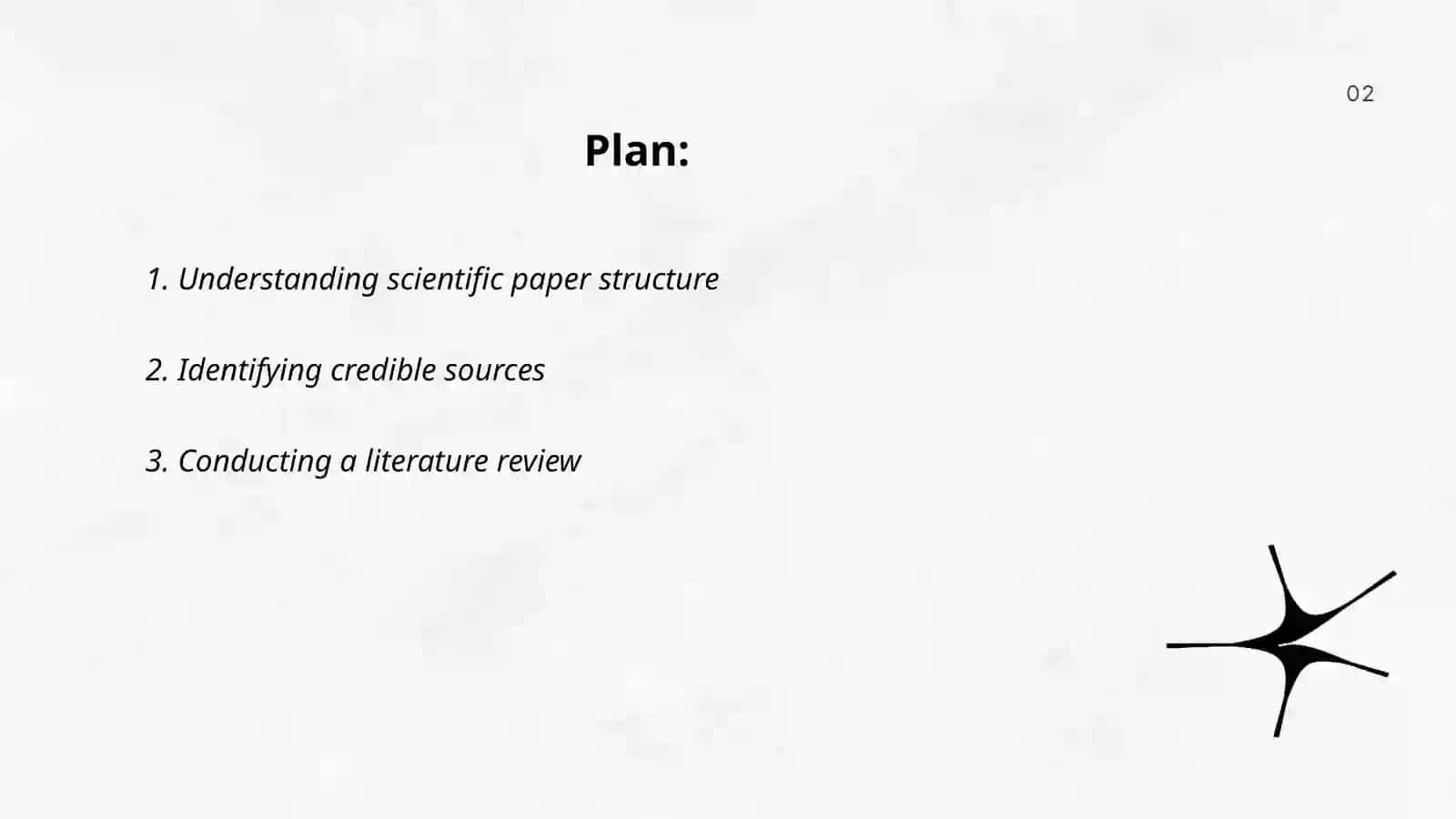 Reading scientific literature and using sources 2