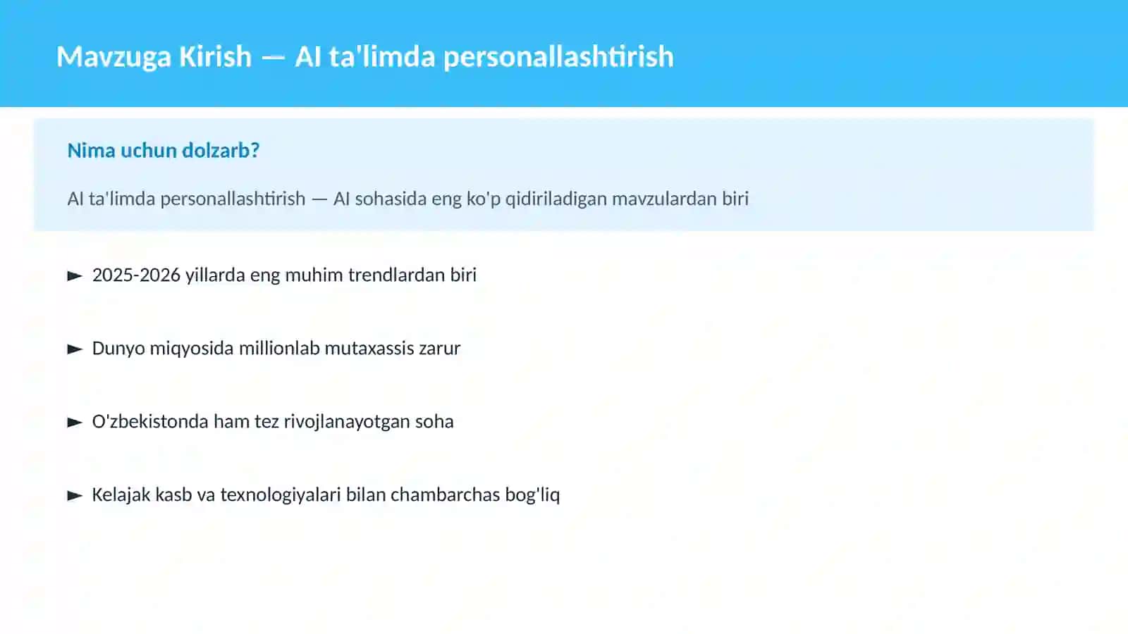 AI ta'limda personallashtirish 2