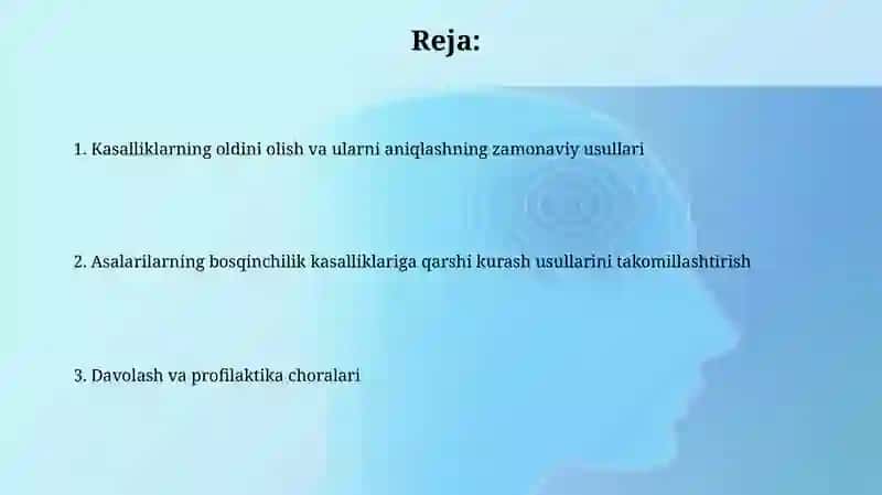 Asalarilarning invazion kasalikklariga qarshi kurash usullarini takomillashtirish 2