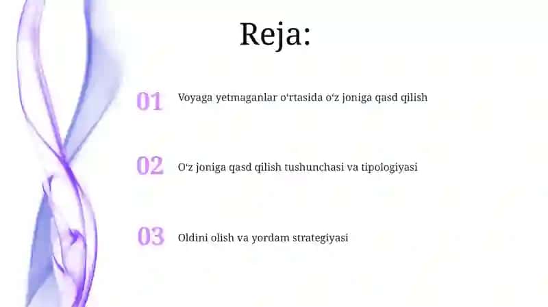 Voyaga yetmaganlar o'rtasida o‘z joniga qasd qilish 2