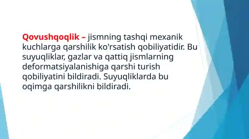 Qovushqoqlik jismlari 2