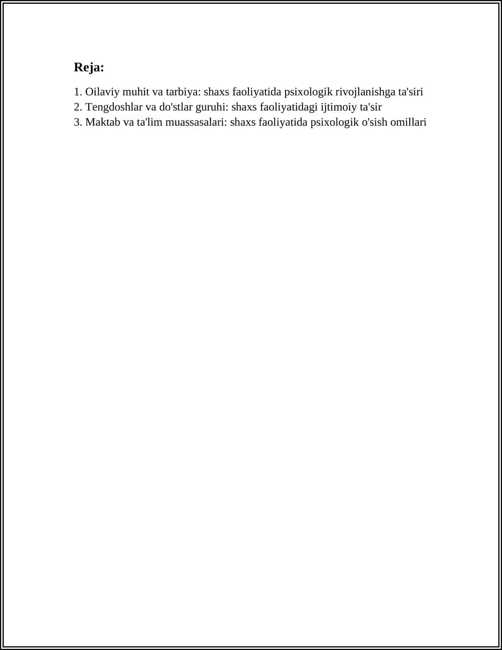 SHAXIS FAOLIYATIDA PSIXOLOGIK RIVOJLANISHNING IJTIMOIY OMILLARI 2