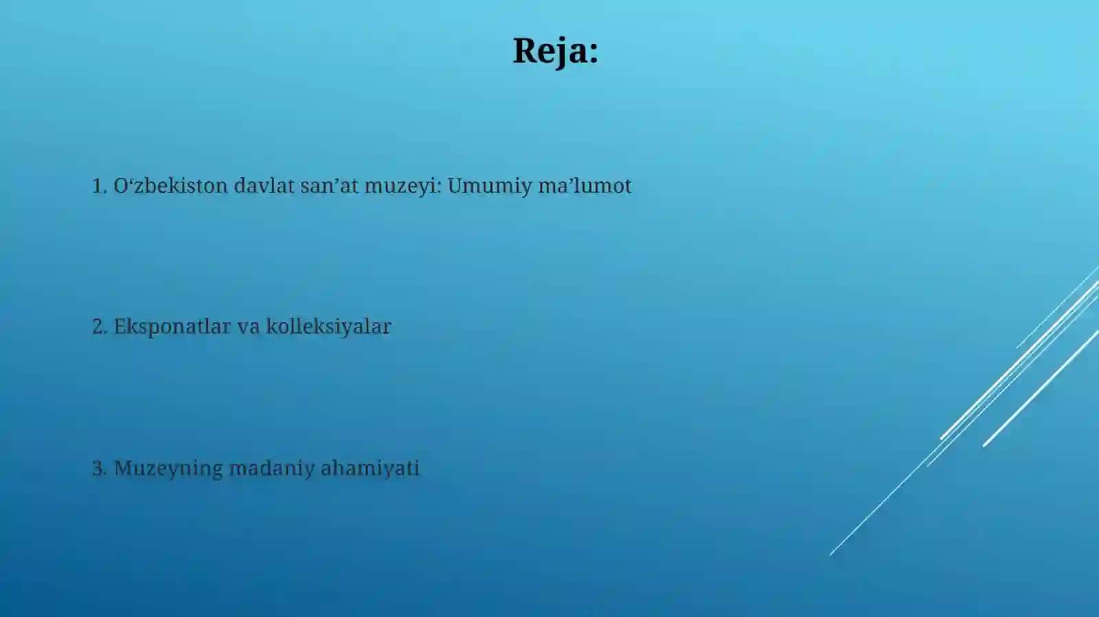 Oʻzbekiston Respublikasi davlat sanʼat muzeyi 2