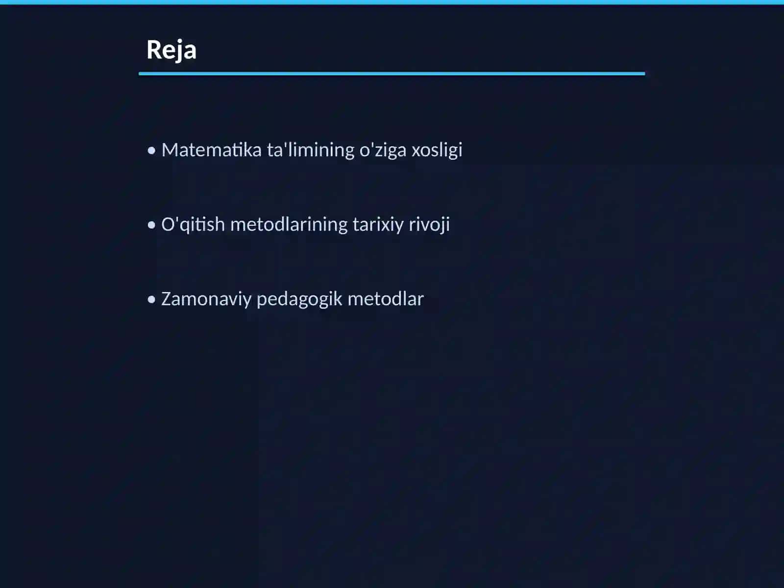 Matematika va uni o'qitishdagi ilmiy metodlari 2