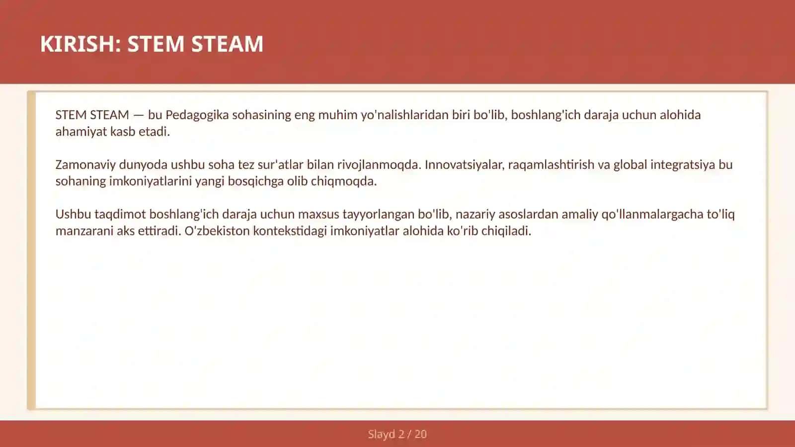STEM STEAM 2