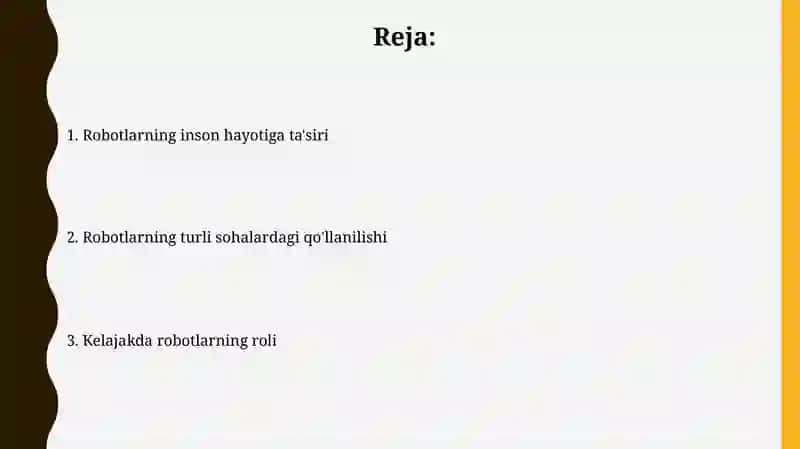 Robotlar va ularning inson hayotiga ya'siri 2