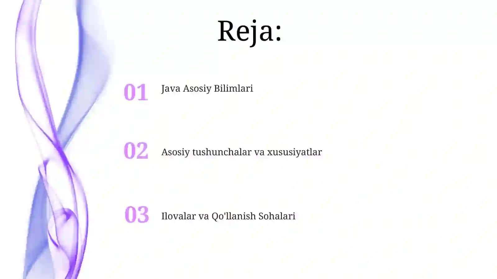 Java Asosiy Bilimlari 2