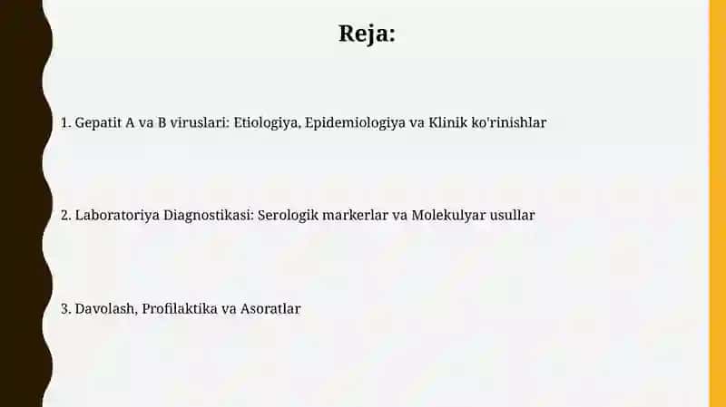 Gepatit A va B viruslari: Etiologiya, Epidemiologiya va Klinik ko'rinishlar 2