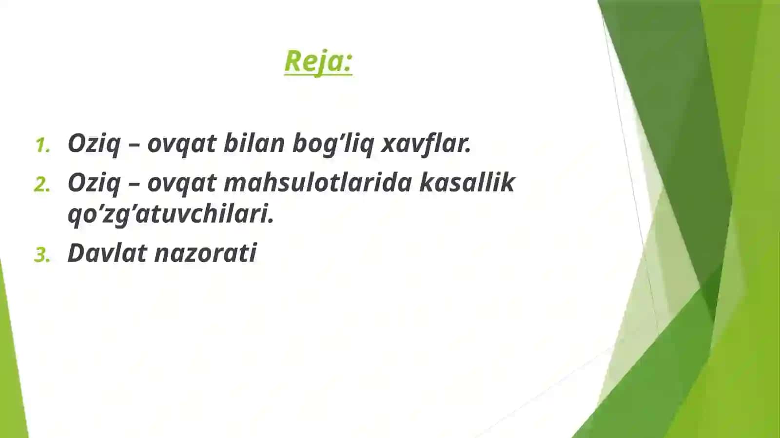 Oziq-ovqatmahsulotlariningbiologikxavfsizligi 2
