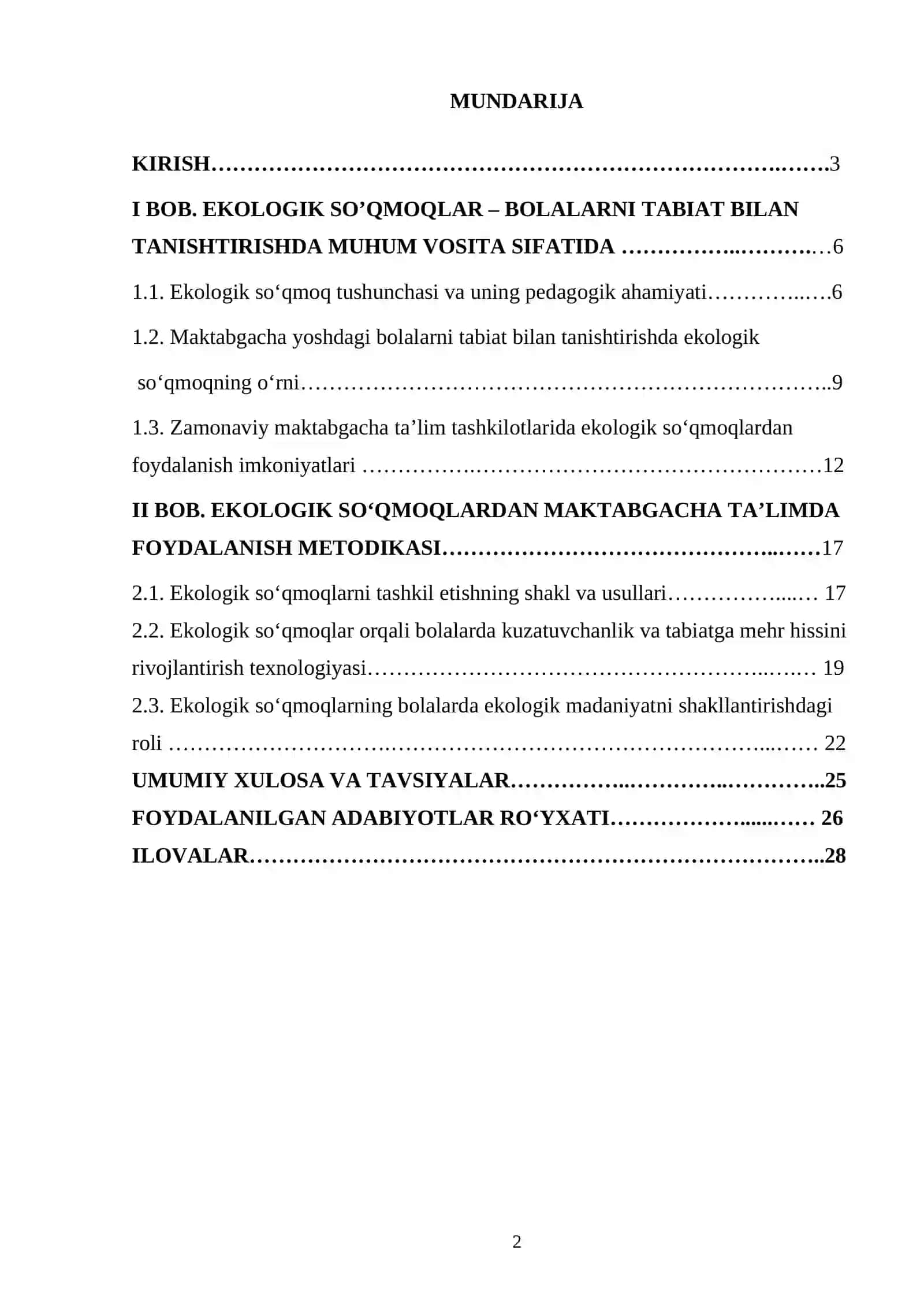 Ekologik so’qmoqlar – bolalarni tabiat bilan tanishtirishda muhum vosita sifatida 2
