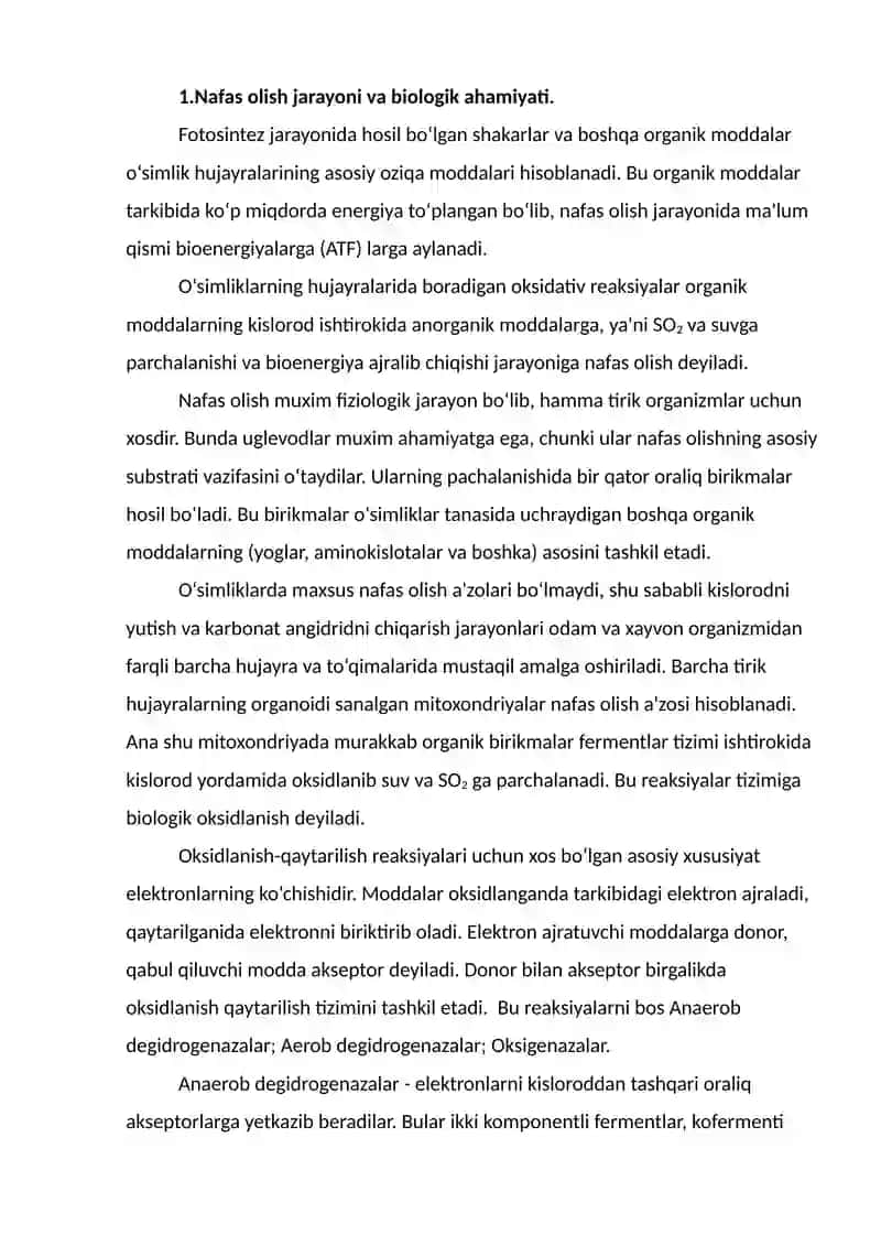 Nafas olish kayfisenti 2