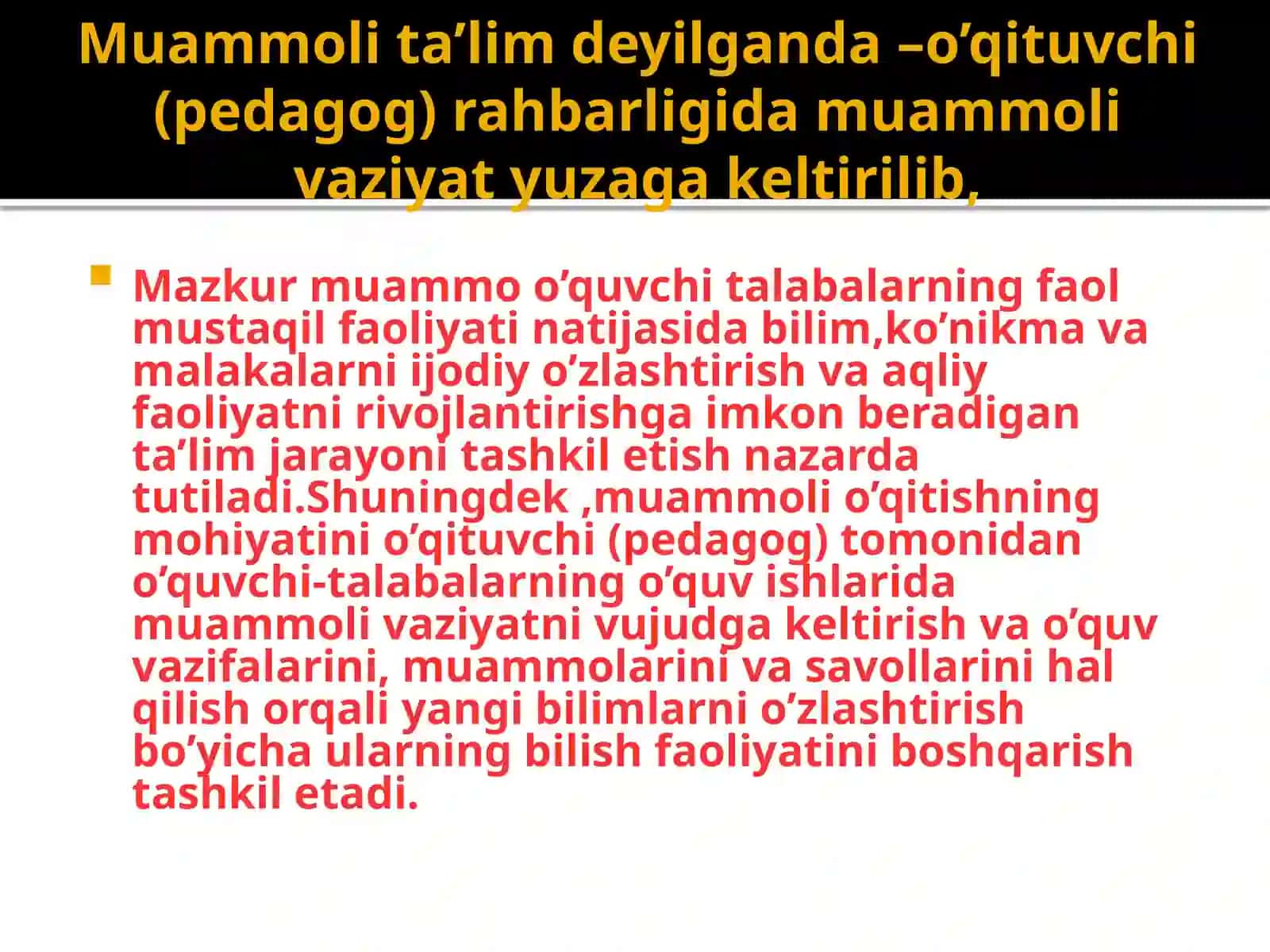 Talim jarayonida uchraydigan ziddiyatlar va ularning oldini olish shartlari 2