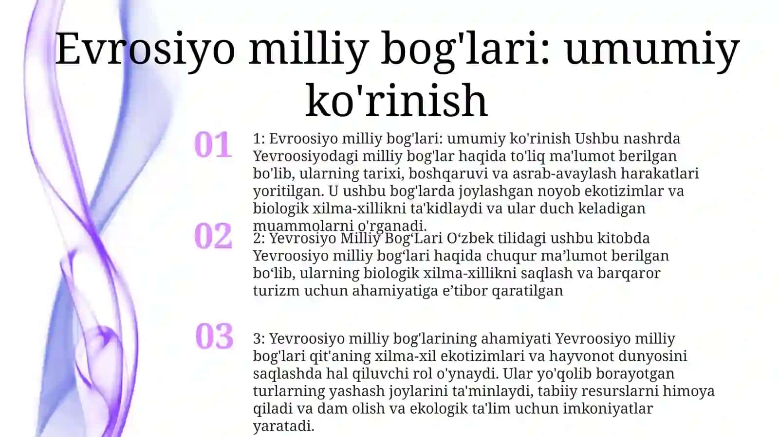 Yevrosiyo Milliy Bog‘Lari 2
