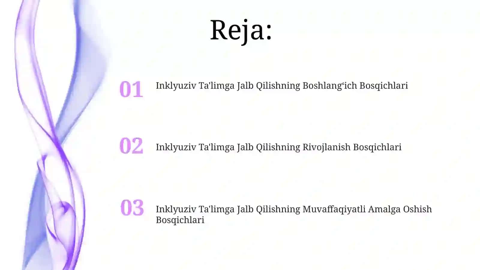 Inklyuziv Ta'limga Jalb Qilishning Boshlangʻich Bosqichlari 2
