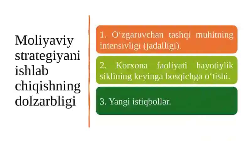 Korxonalarda moliyaviy rejalashtirish 2