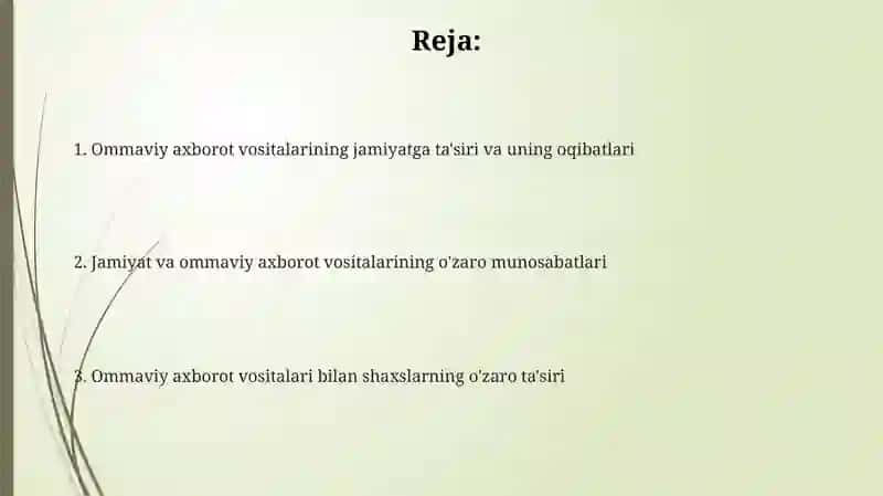 OAV bilan jamoatchilikning o'zaro ta'siri 2