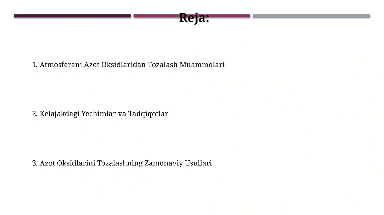 Atmosfera havosini azotoksidlaridantozalash 2