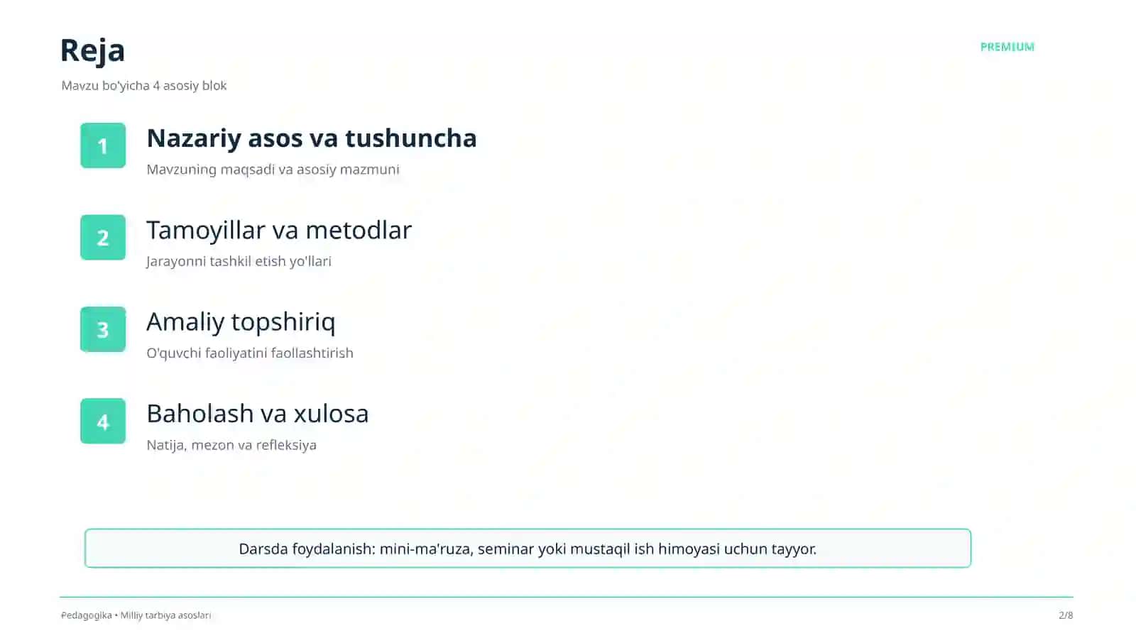 Milliy tarbiya asoslari 2