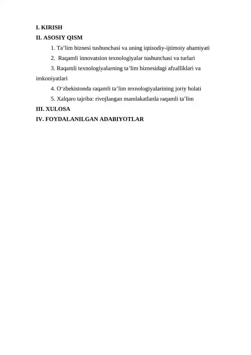 TALIM BIZNESIDA RAQAMLI INNOVASION TEXNOLOGIYALAR 2