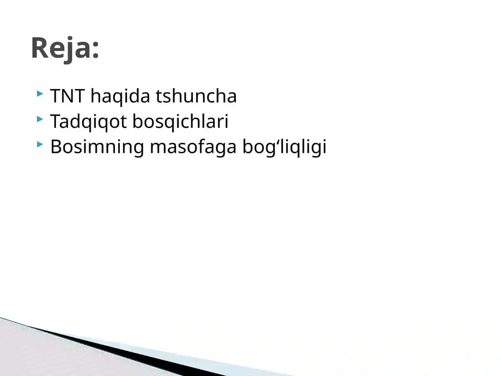 Trotil ekvivalenti asosida portlasho'chog'ida zararlanish zonalarini pragnozlash modeli 2