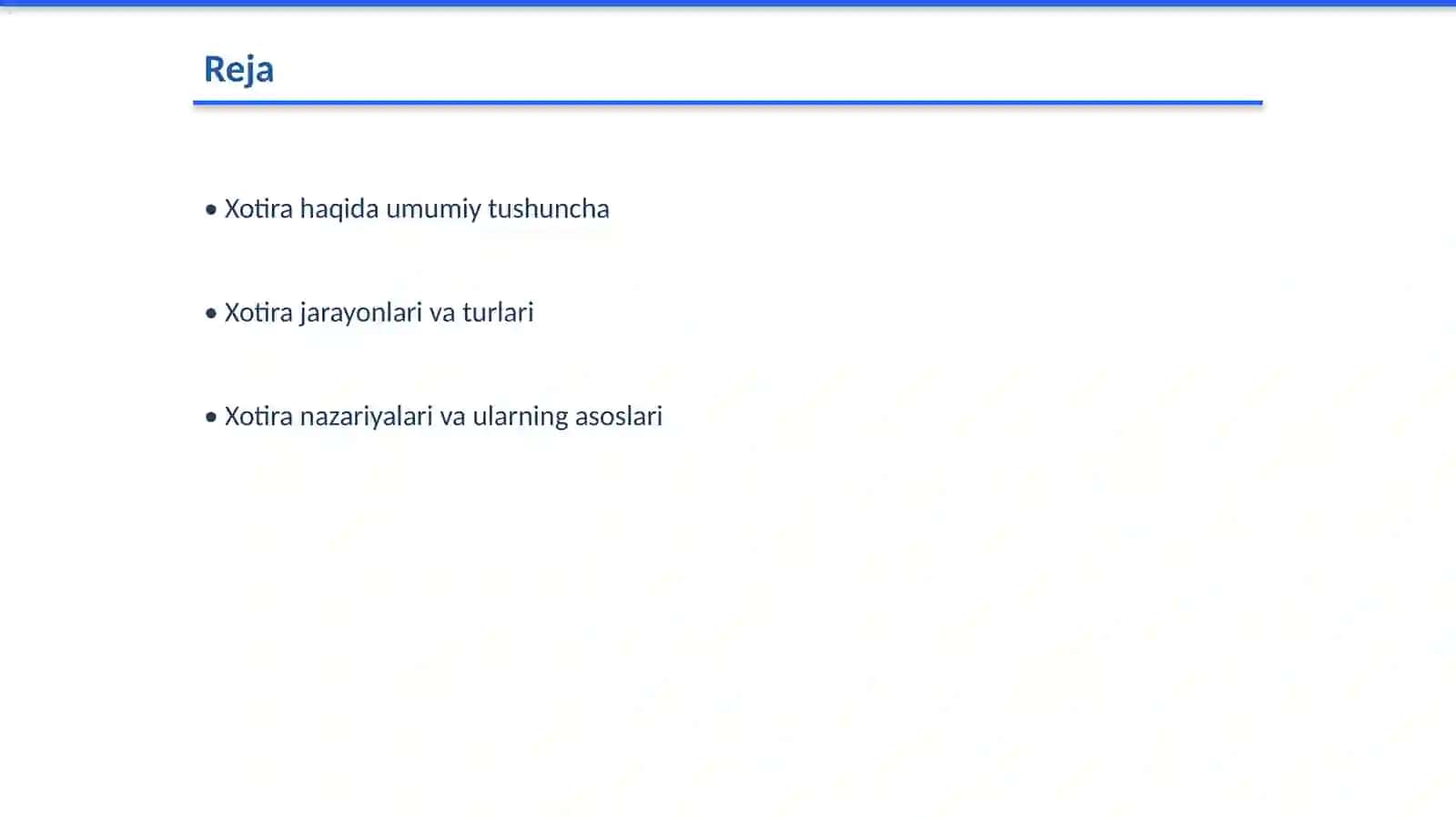 Xotira va boshqa psixik jarayonlarning bogʻliqligi 2