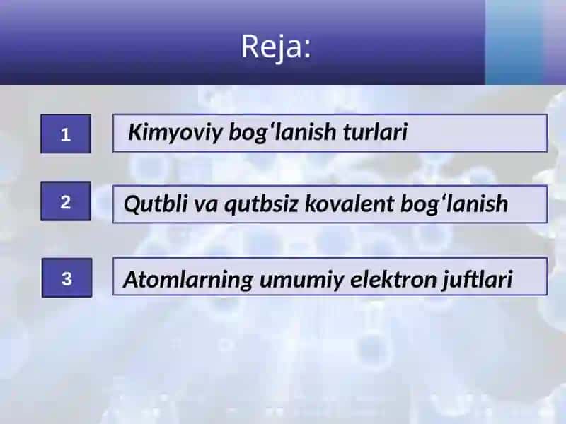 QATTIQ JISMLARDA KIMYOVIY BOG'LANISHLAR 2