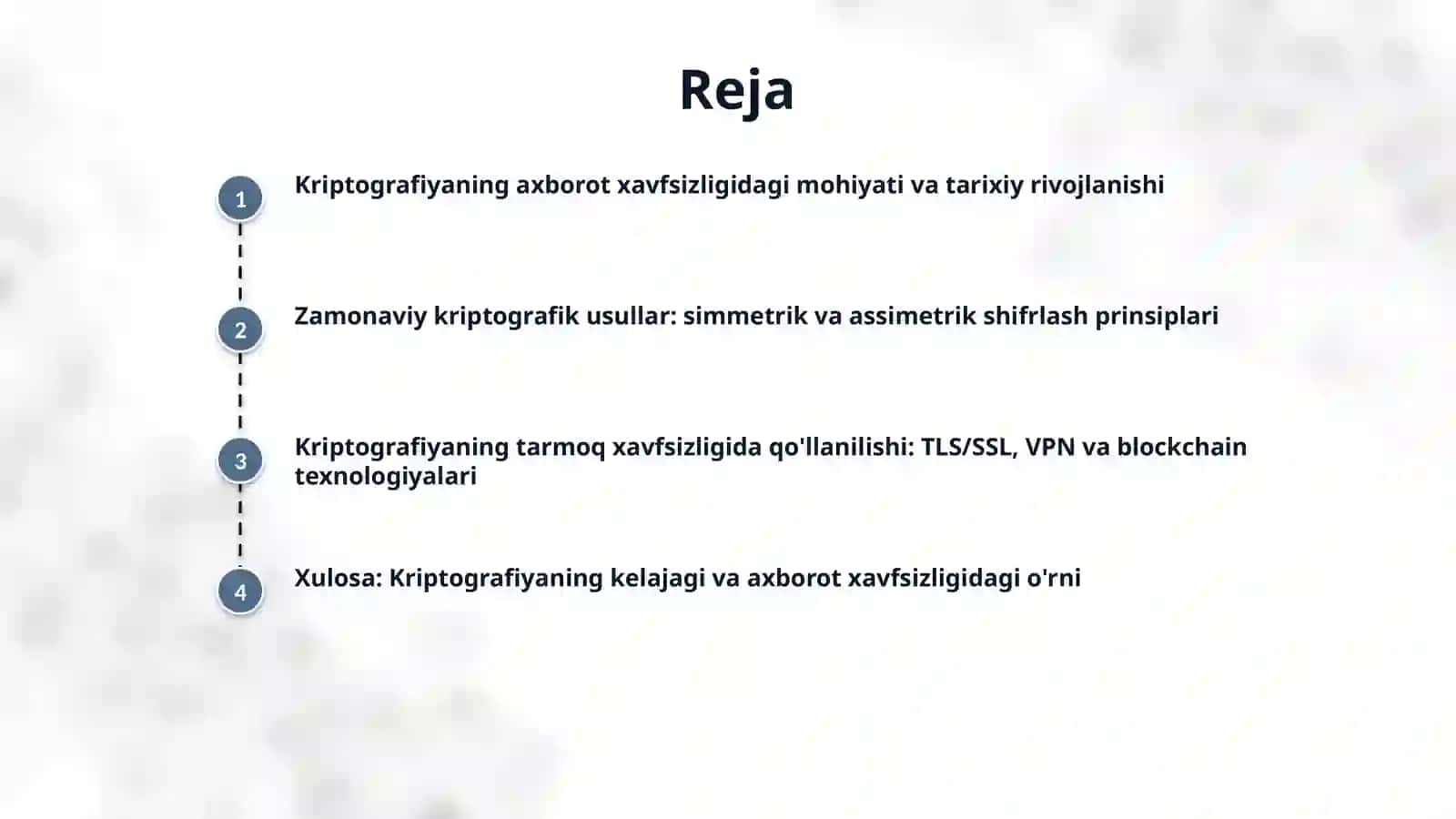 Tarmoqda uzatiluvchi axborotni himoyalashda kriptografiyaning oʻrni 2