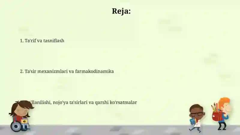Analeptiklar va umumiy tonusni oshiruvchi dori vositalar 2