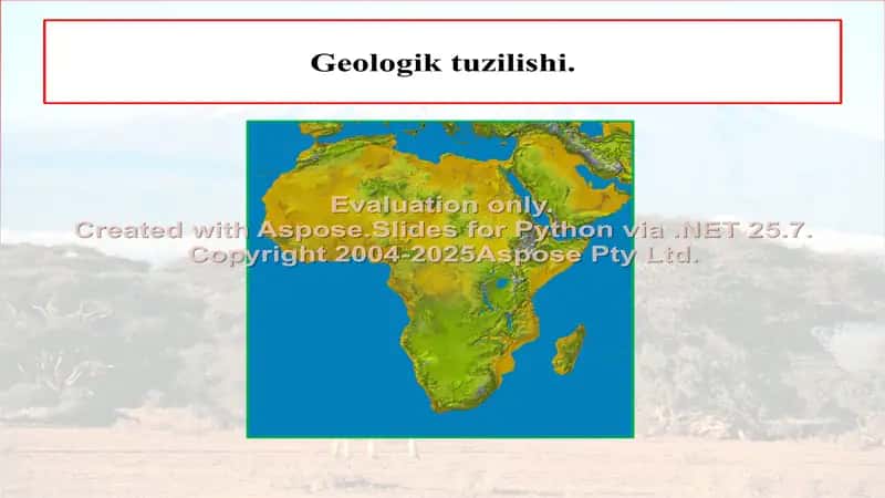 Geologik tuzilishi va foydali qazilmalari 2