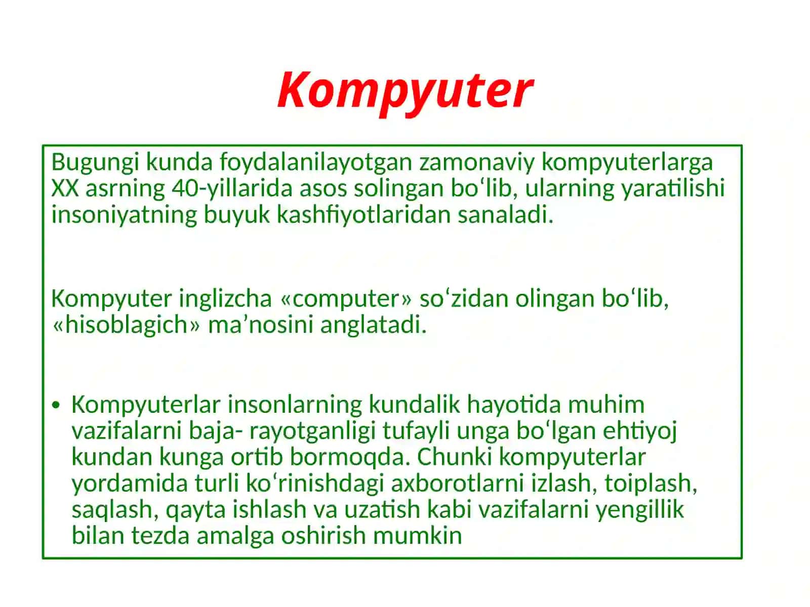 Kompyuter 2
