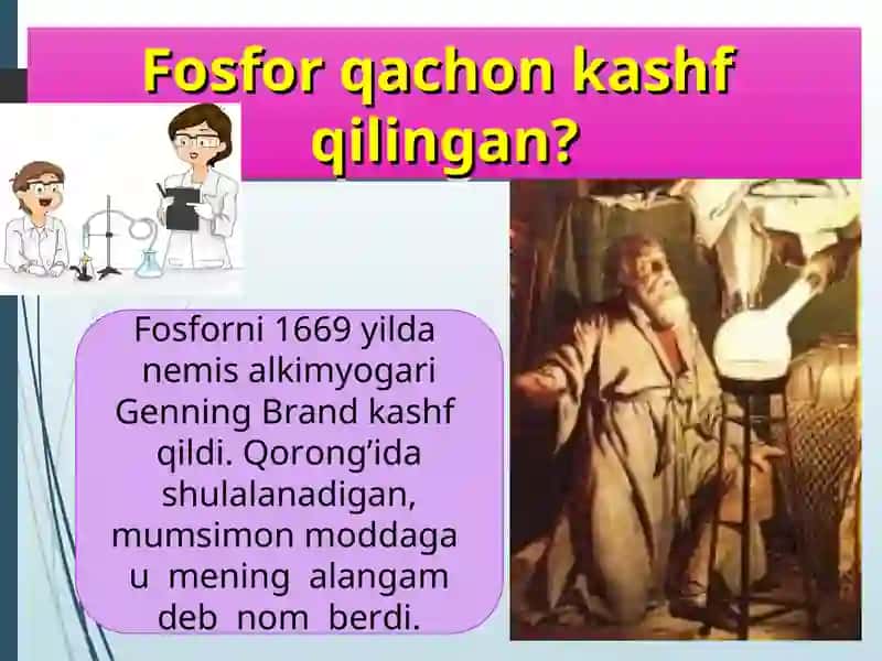 Fosforning xossalari 2