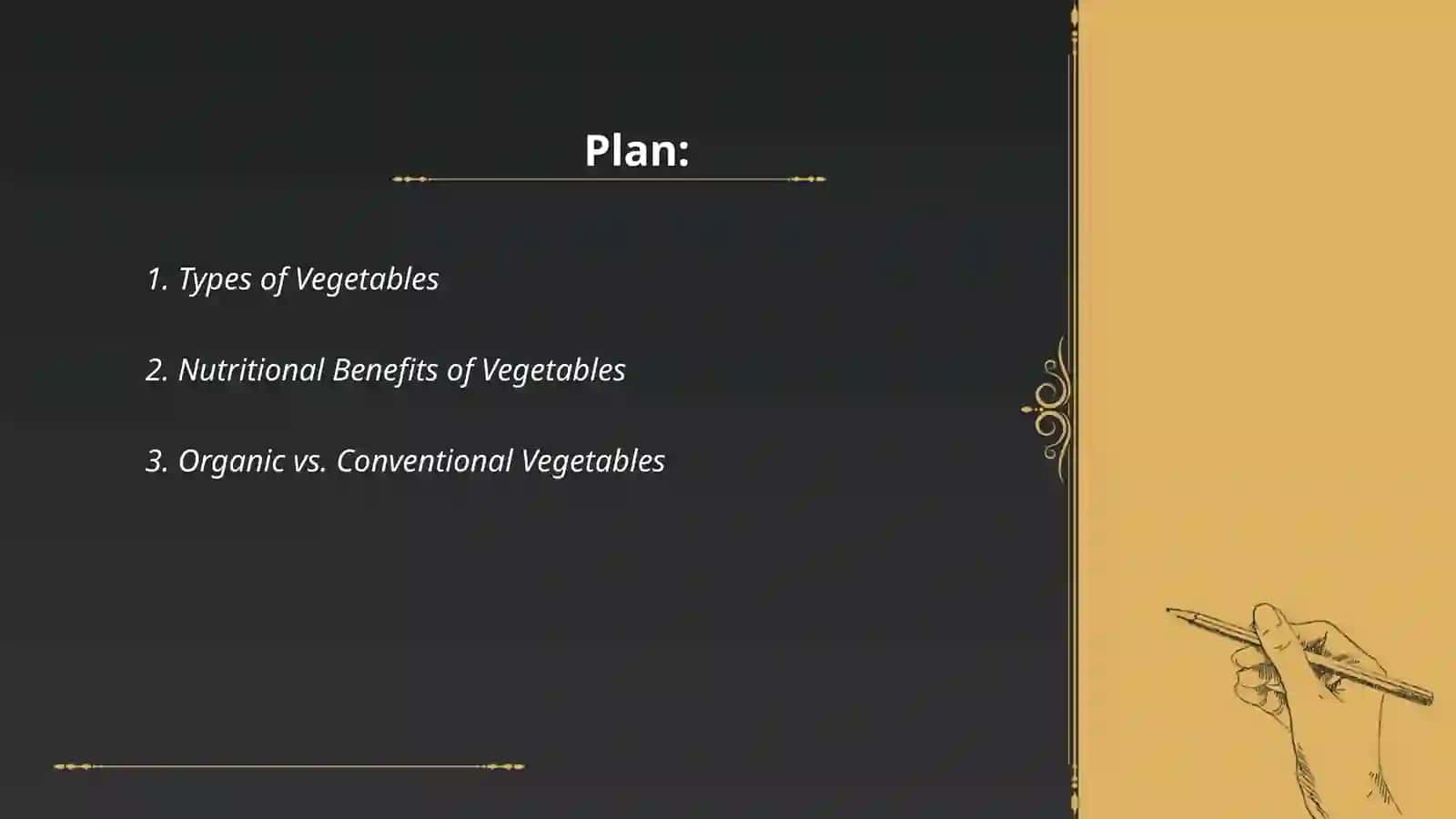 Types of Vegetables 2