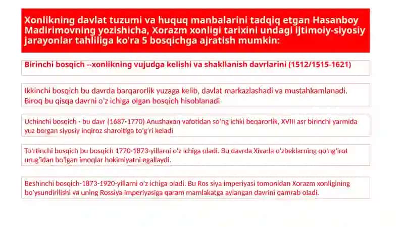 XIVA XONLIGI TASHKIL TOPISHI 2