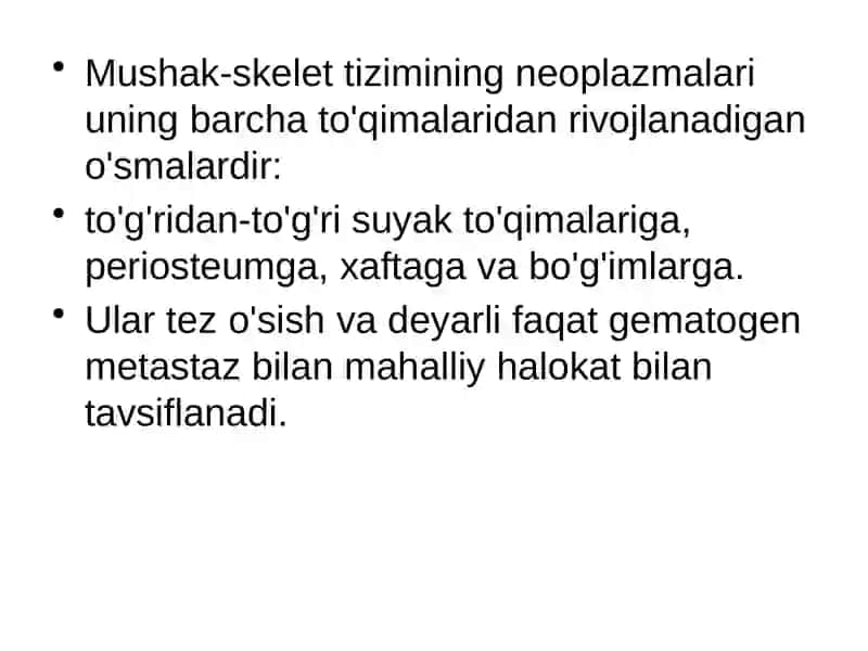 SUYAKLARNING HAVFLI O'SMLARI 2